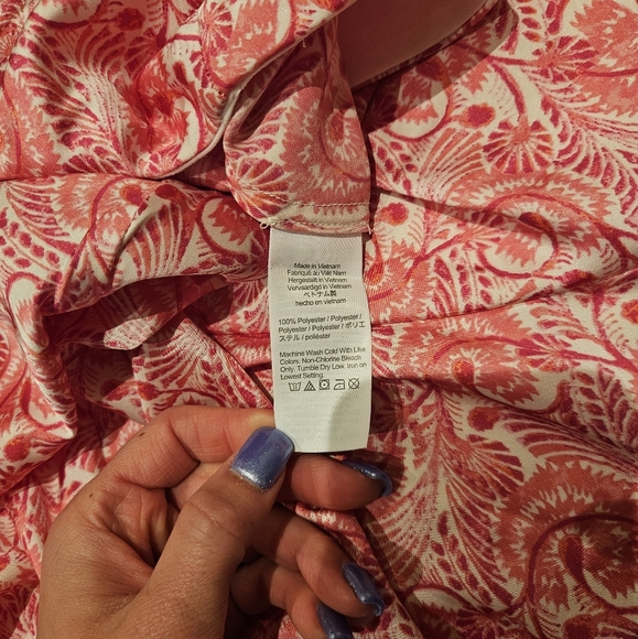 NWT J. Crew Womens Flare Slip Skirt Mermaid Satin Swirl Pink Midi Medium - Picture 4 of 5